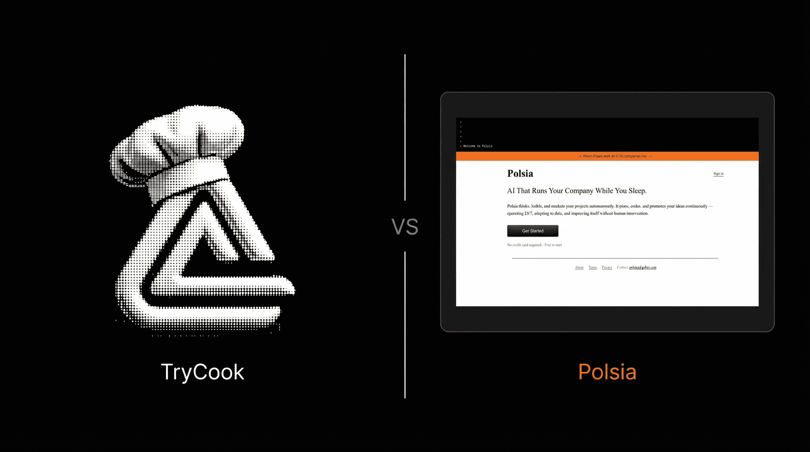 TryCook vs Polsia: AI Business Builder vs Autonomous Company Runner — Which Wins?